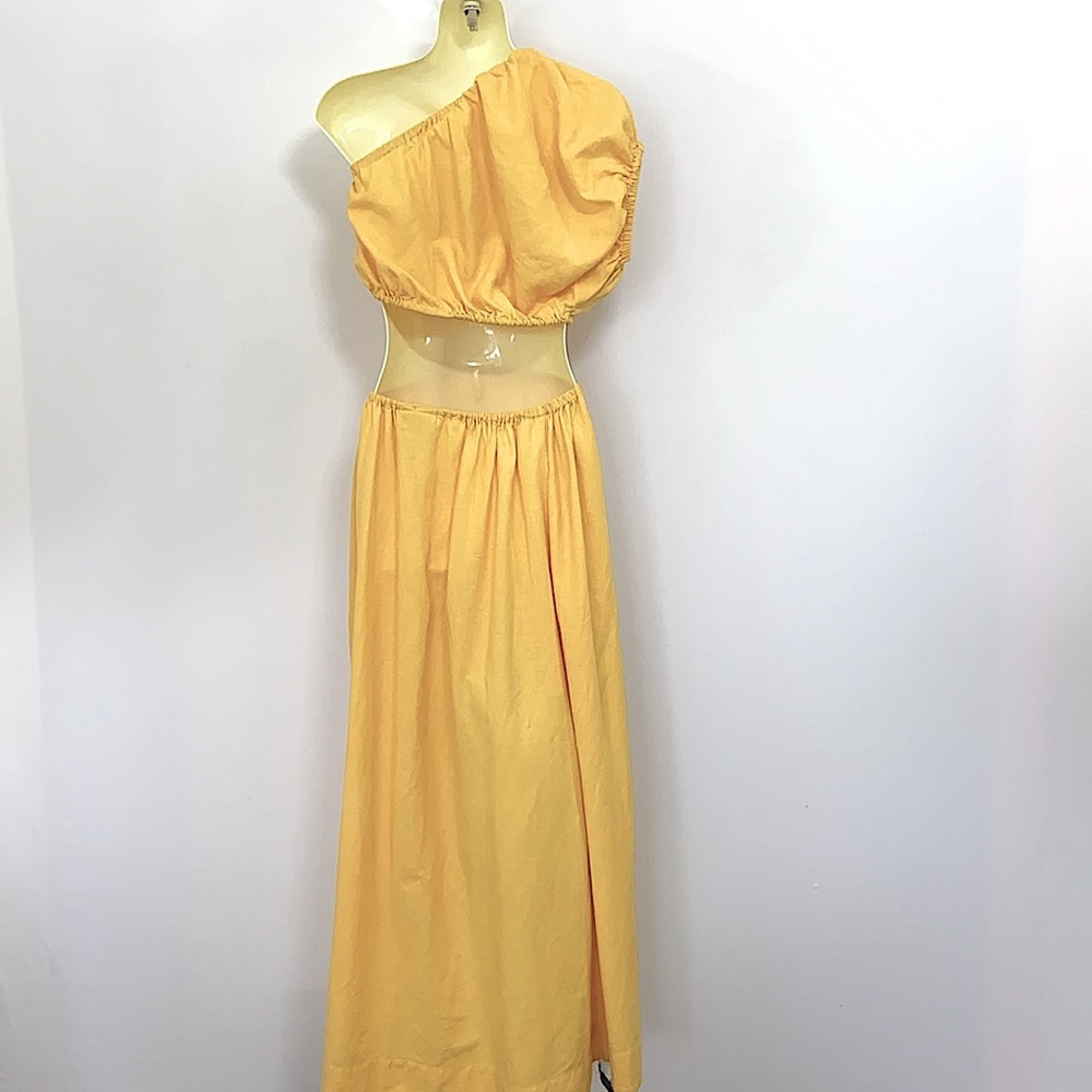 Farm Rio 2 Piece Maxi Dress Skirt and Top Knotted Waist NWOT small - Picture 8 of 9